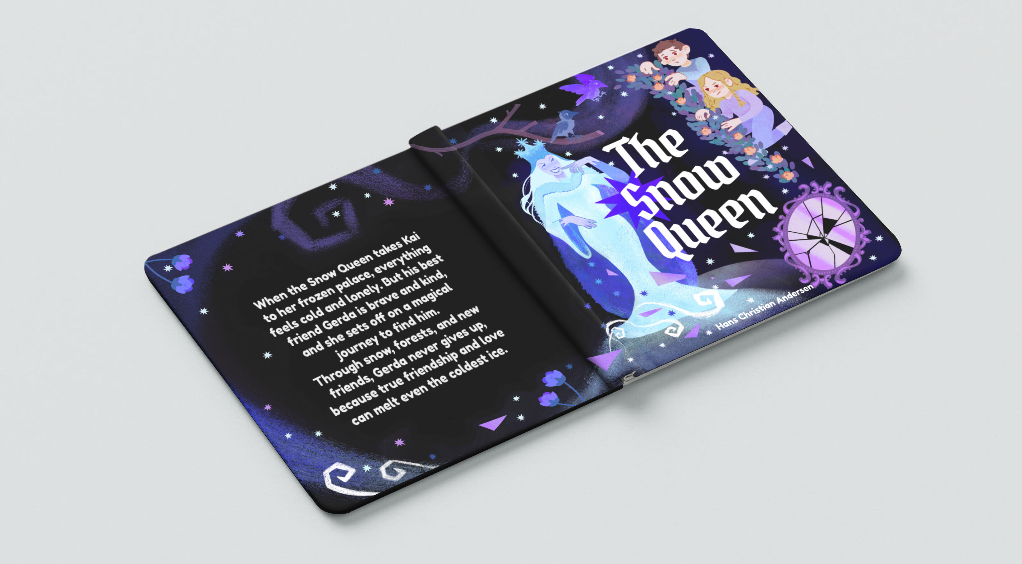 The Snow Queen Book Cover Mockup